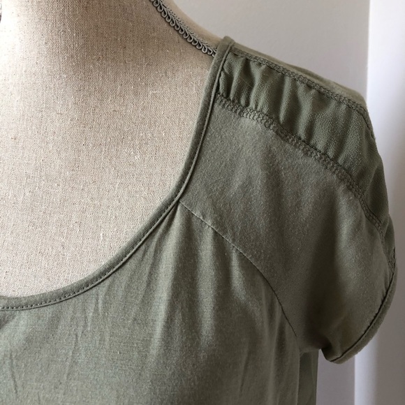 Mur Mur Mixed Media Tunic Top - Picture 3 of 9